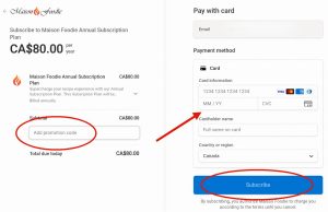 5. Once discount/coupon code has been added. Click "Apply". The "Total due today" amount should automatically update to $0.00. You will need to enter your credit card information and click "Subscribe" to validate your Subscription License.